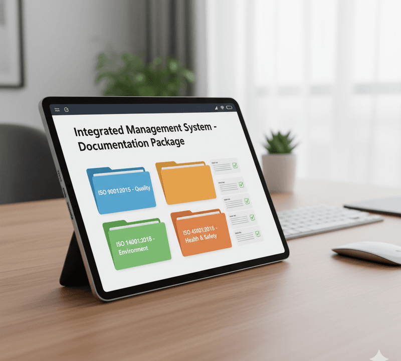 Blue Safe IMS registers showing connected risks, findings and corrective actions